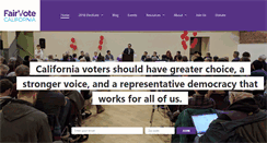 Desktop Screenshot of fairvoteca.org